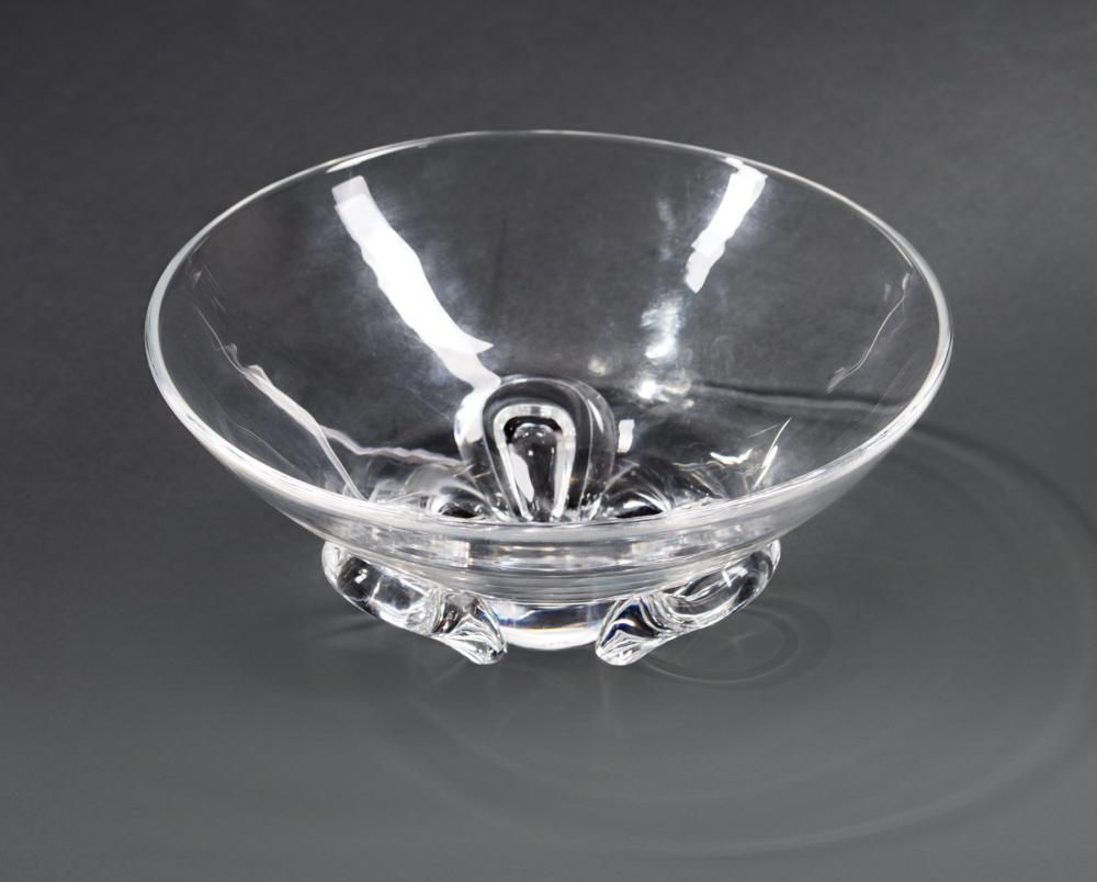 STEUBEN GLASS CORONET BOWL POLLARDSteuben 31c550