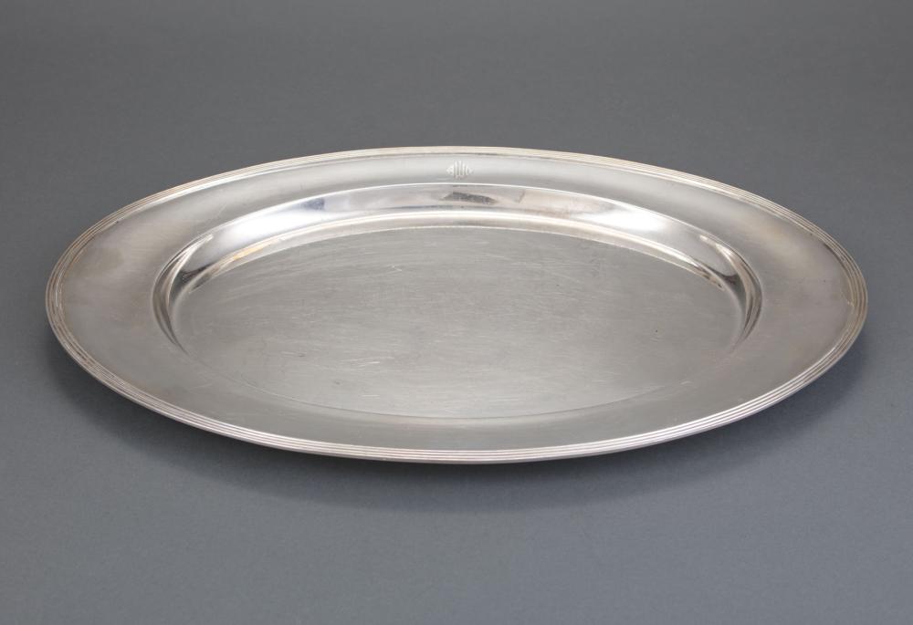 AMERICAN STERLING SILVER OVAL PLATTERAmerican