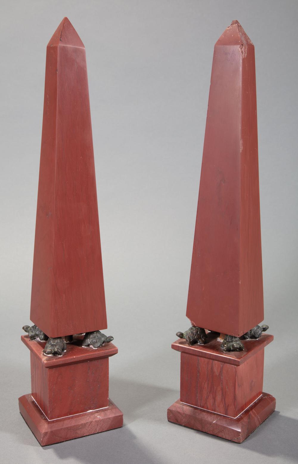 PAIR OF CONTINENTAL BRONZE-MOUNTED