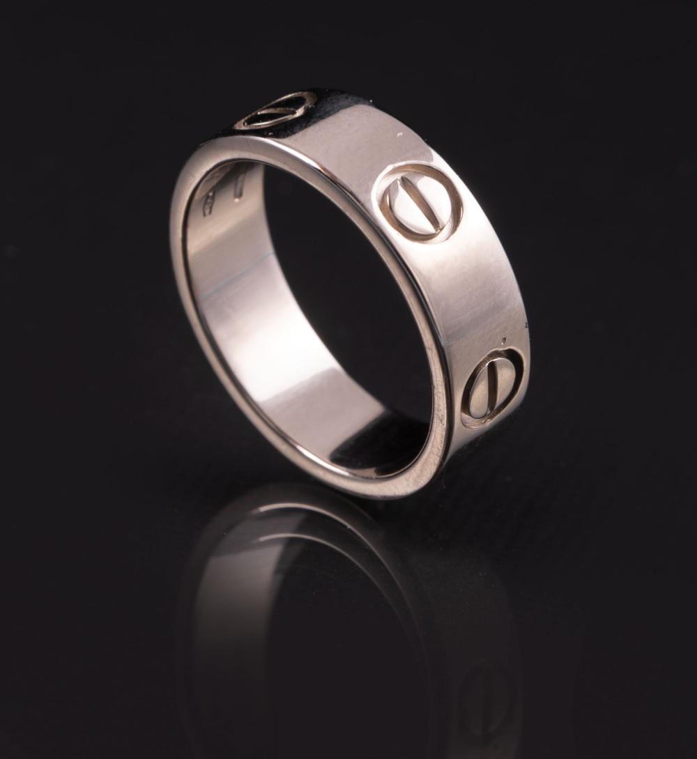 CARTIER 18 KT. WHITE GOLD "LOVE"