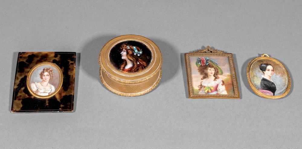 CONTINENTAL SCHOOL PORTRAIT MINIATURES 31c738