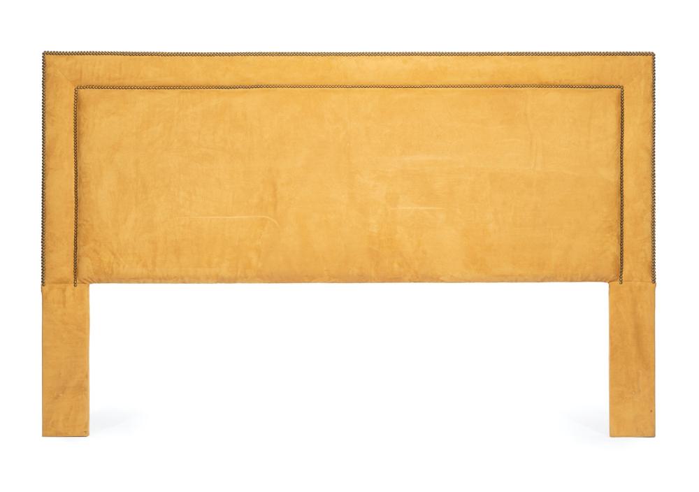 ULTRA-SUEDE UPHOLSTERED QUEEN-SIZE HEADBOARDUltra-Suede