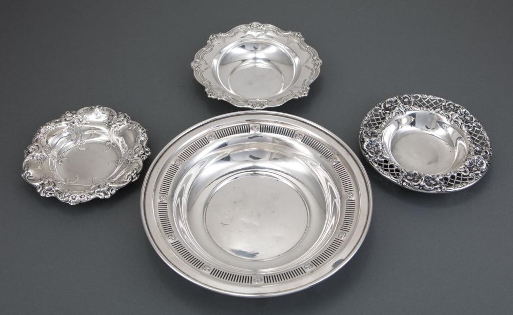 FOUR AMERICAN STERLING SILVER BOWLSGroup