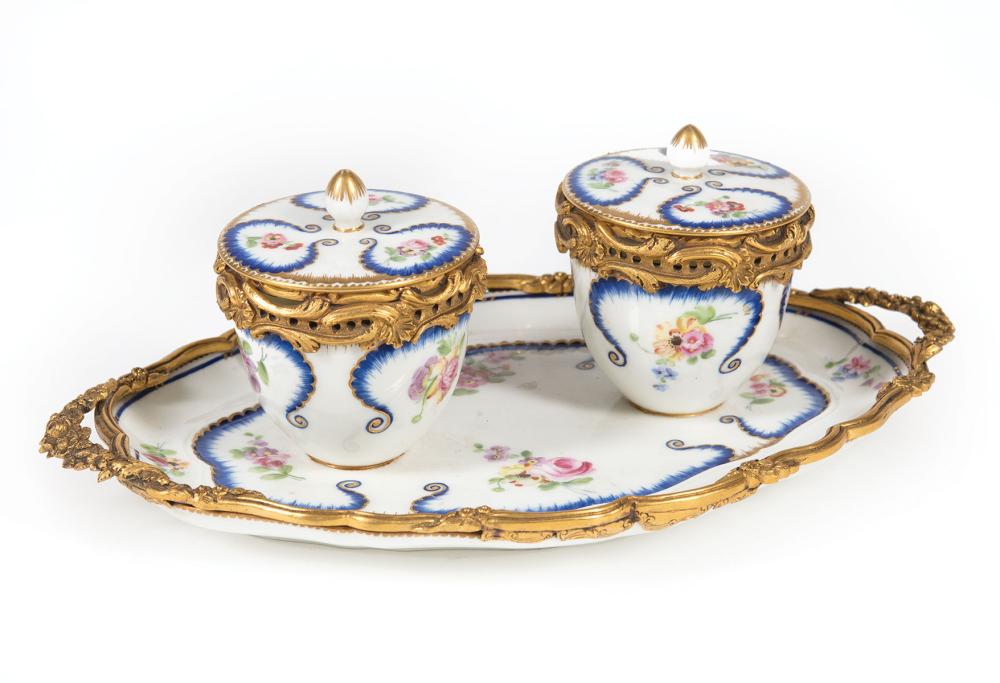 GILT BRONZE MOUNTED POTPOURRI SET 31c805