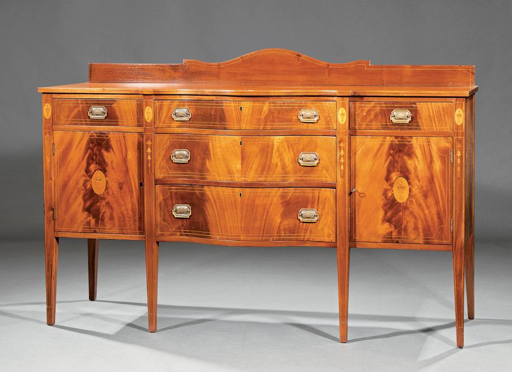 GEORGE III STYLE INLAID MAHOGANY 31c80d