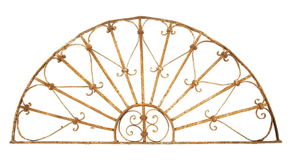 WROUGHT IRON WINDOW GRILLEAntique Wrought