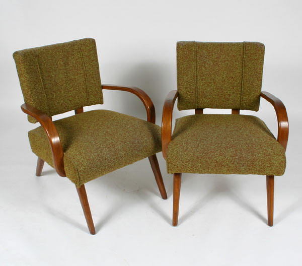 Pair of mid-century modern armchairs