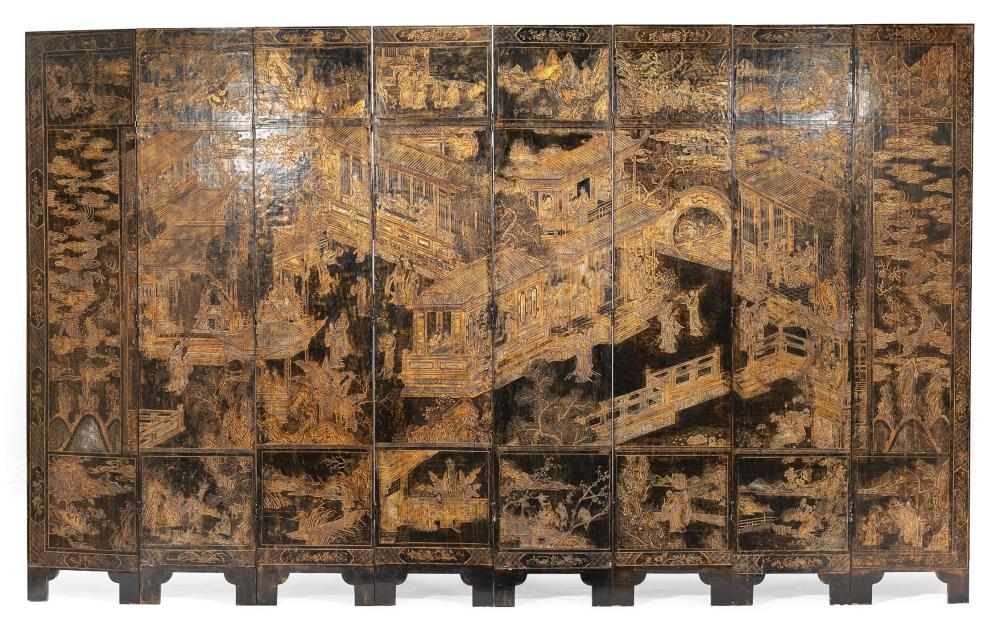 CHINESE CARVED AND PAINTED LACQUER 31c985