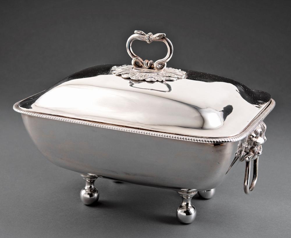 FRENCH NEOCLASSICAL SILVER COVERED