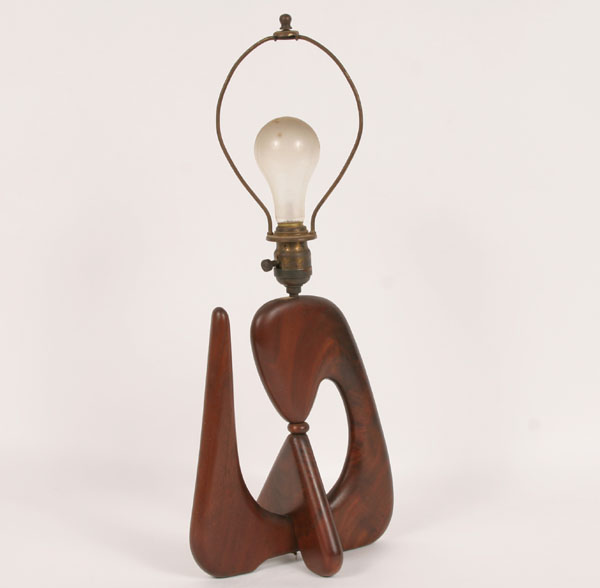 Modern amphoric carved lamp in 4faab