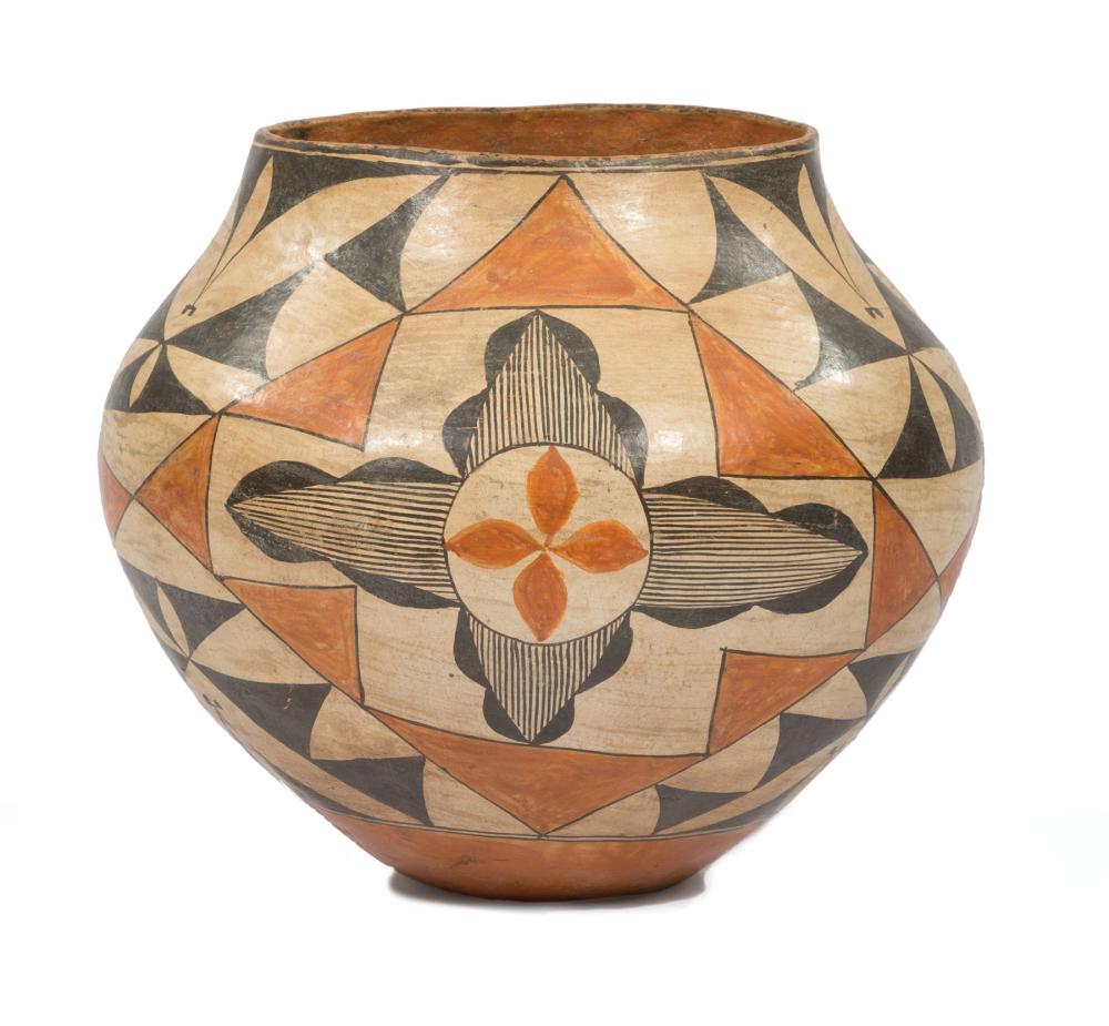 ACOMA POLYCHROME POTTERY OLLAAcoma