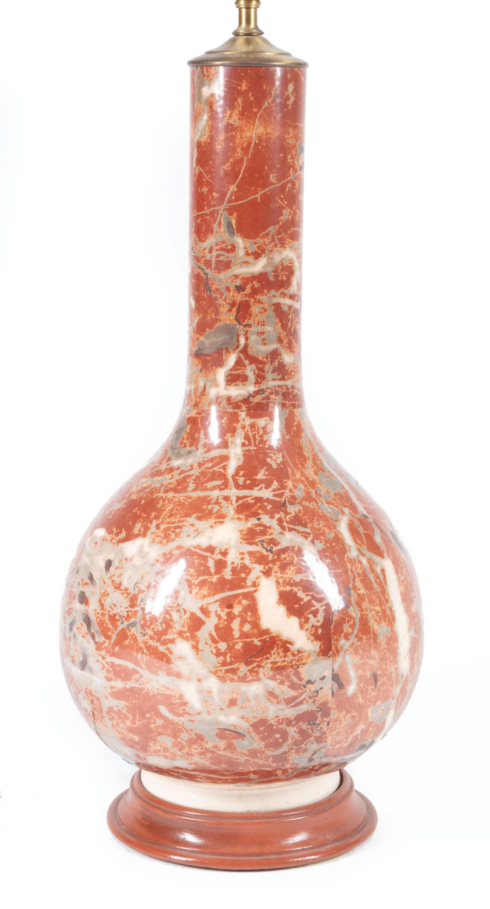 CONTEMPORARY FAUX ROUGE MARBLE CERAMIC