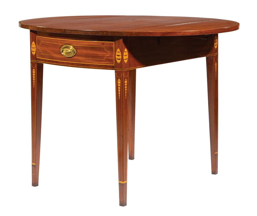 FEDERAL STYLE INLAID MAHOGANY PEMBROKE 31cbd0