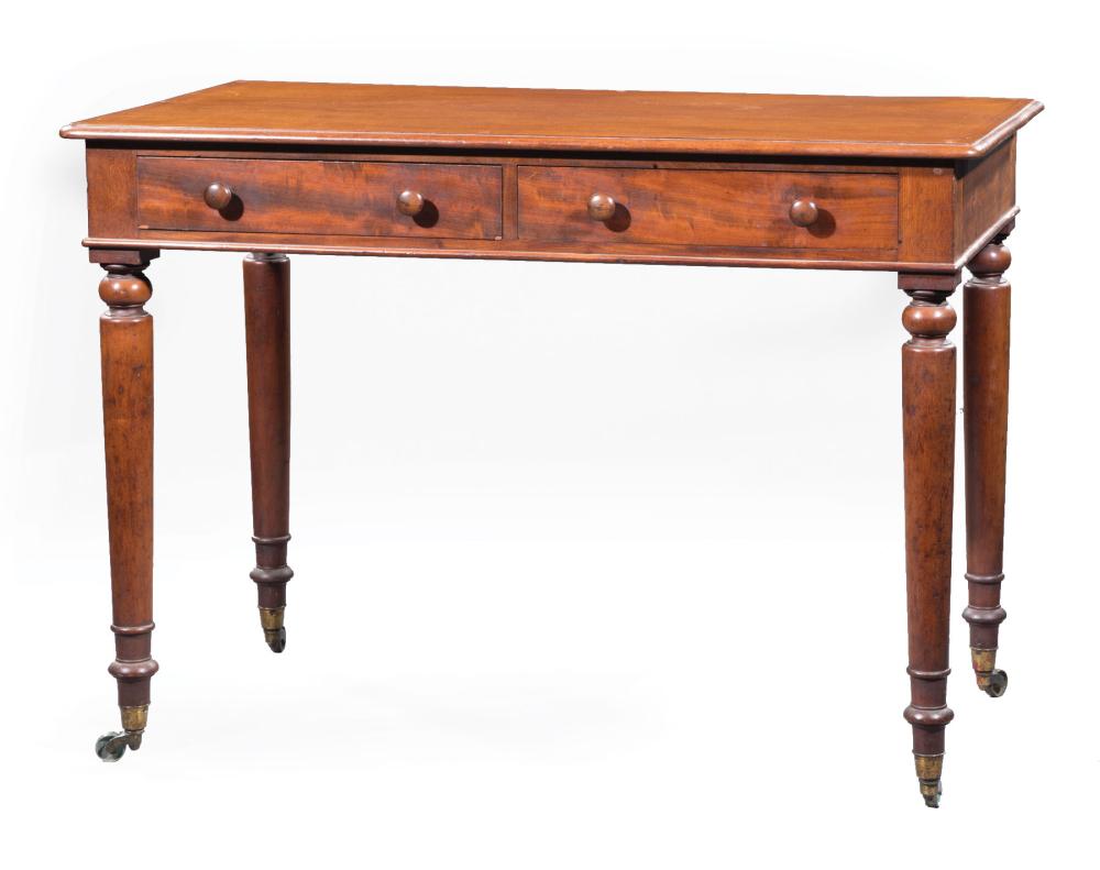 WILLIAM IV MAHOGANY WRITING TABLEWilliam