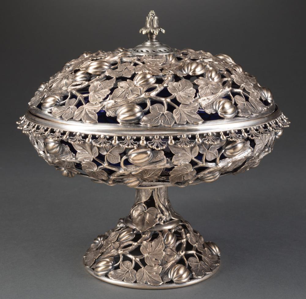 CONTINENTAL SILVERPLATE COMPOTE