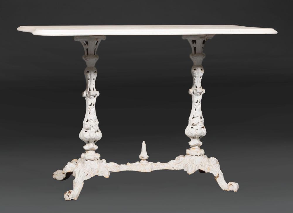 ROCOCO CAST IRON GARDEN CONSOLE