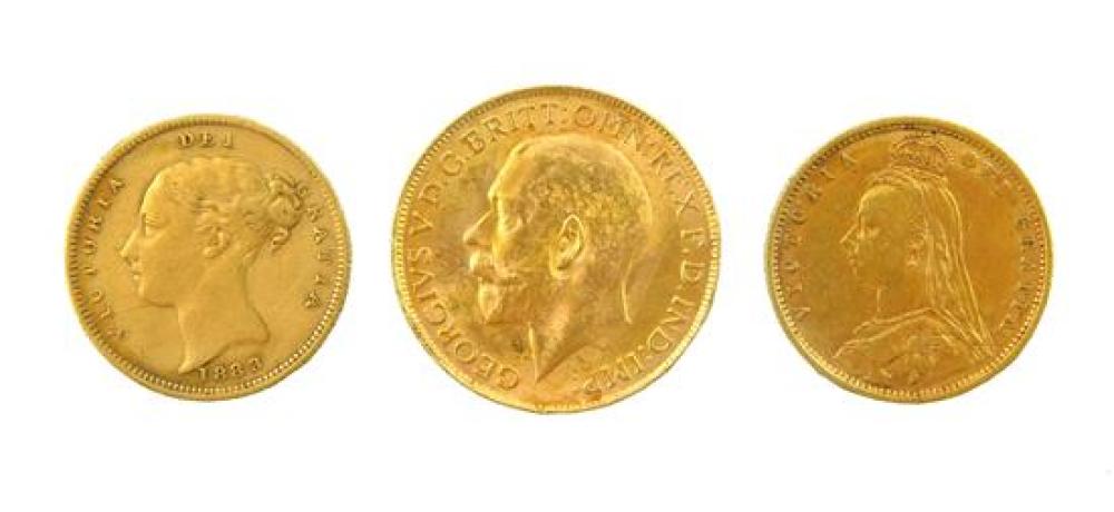  THREE GOLD COINS INCLUDING  31cc96