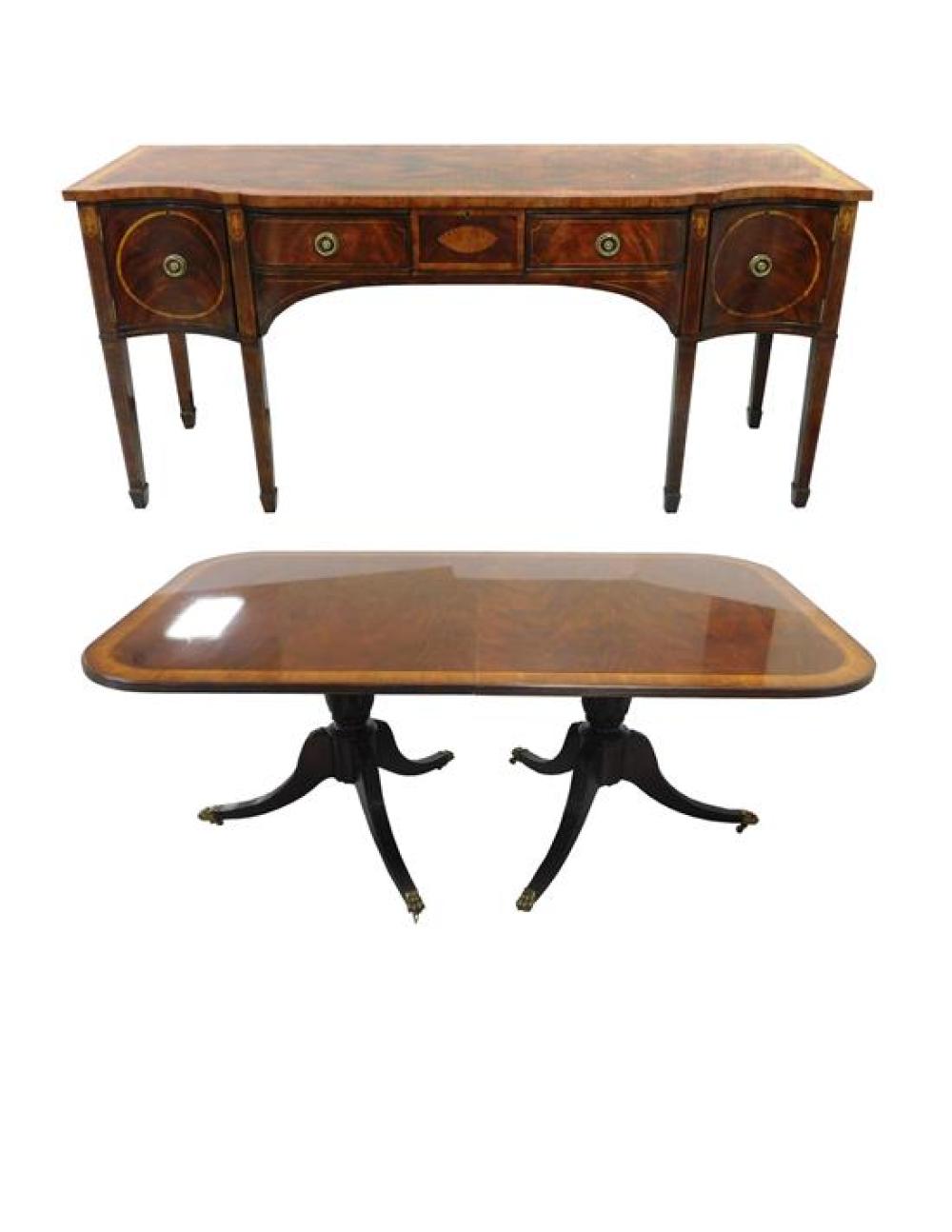 DUNCAN PHYFE STYLE BANQUET DINING TABLE