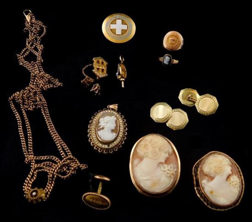 JEWELRY ASSORTED 10K GOLD JEWELRY  31cca6