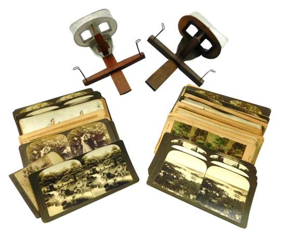EARLY 20TH C. STEREOSCOPIC VIEWERS