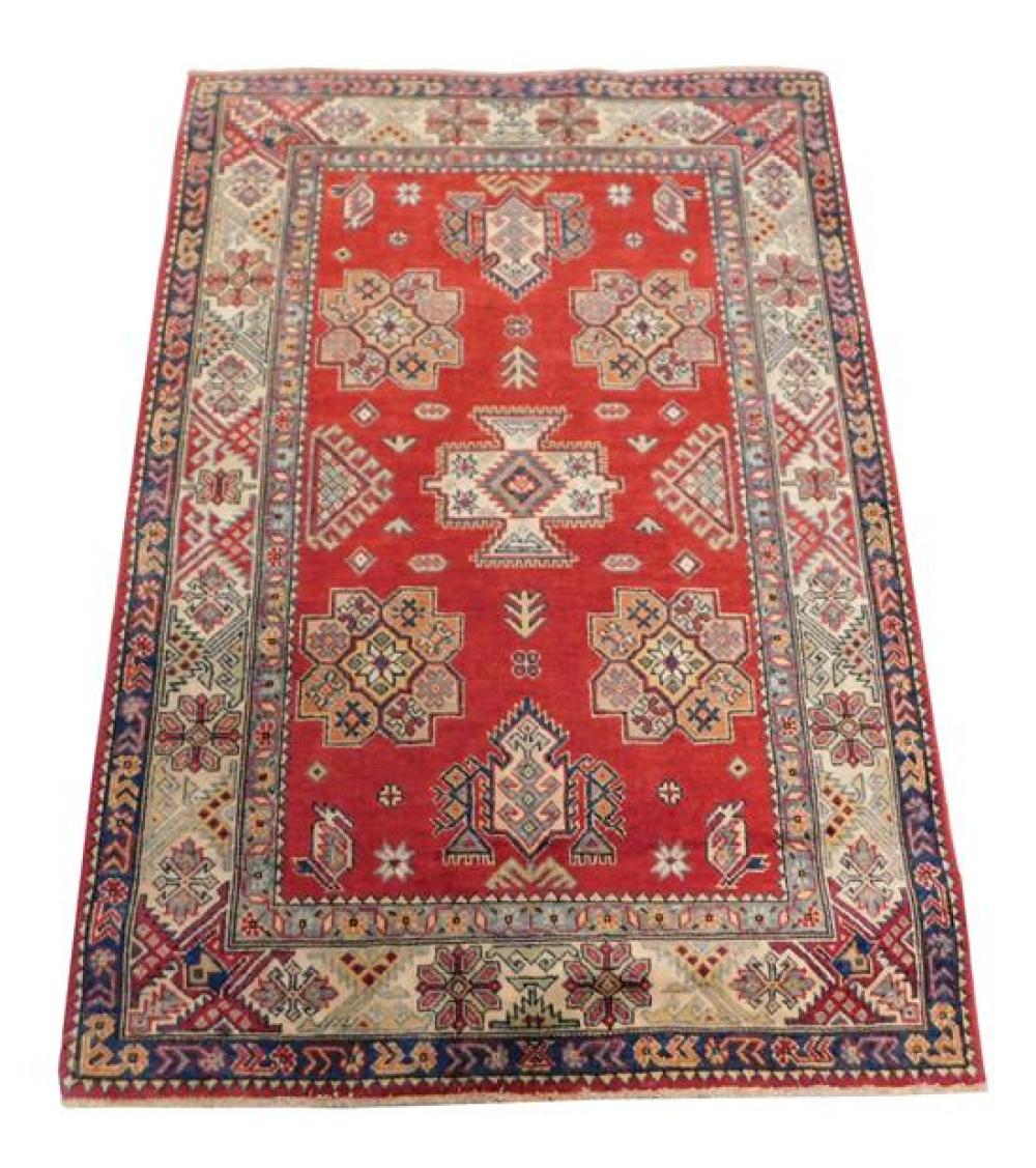 RUG: UZBEK KAZAK, 3' 11" X 5' 9",