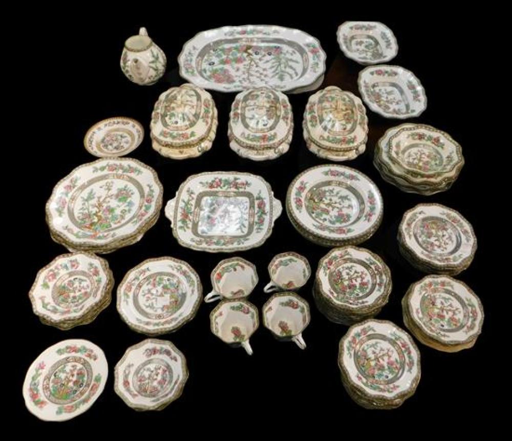 CHINA: COALPORT INDIAN TREE DINNERWARE,