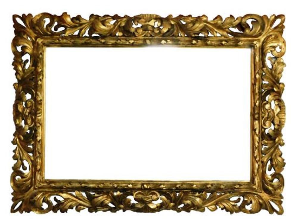 BAROQUE STYLE WALL MIRROR, 19TH/