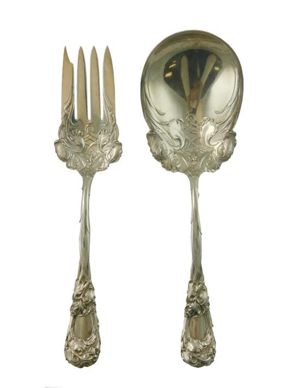 STERLING: PAIR OF WM. B. DURGIN