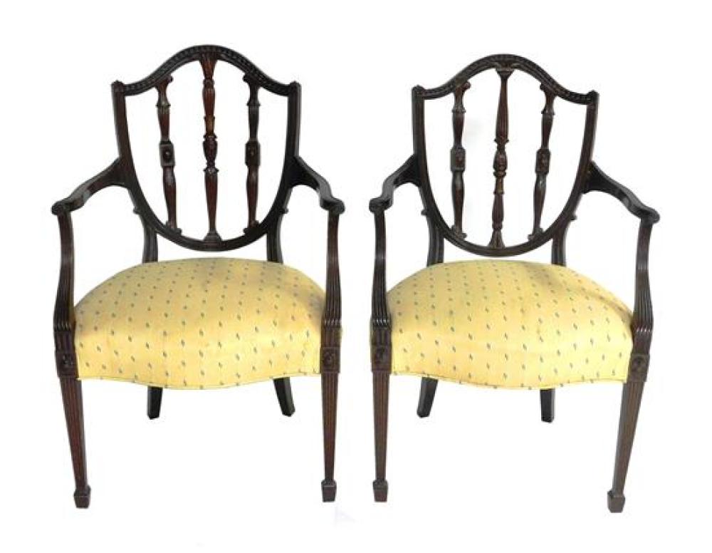 GEORGIAN HEPPLEWHITE STYLE PAIR