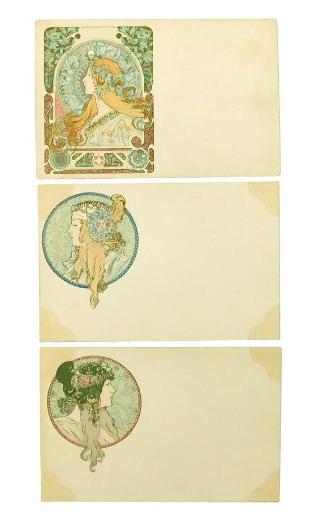 EPHEMERA THREE ALPHONSE MUCHA 31cdfa