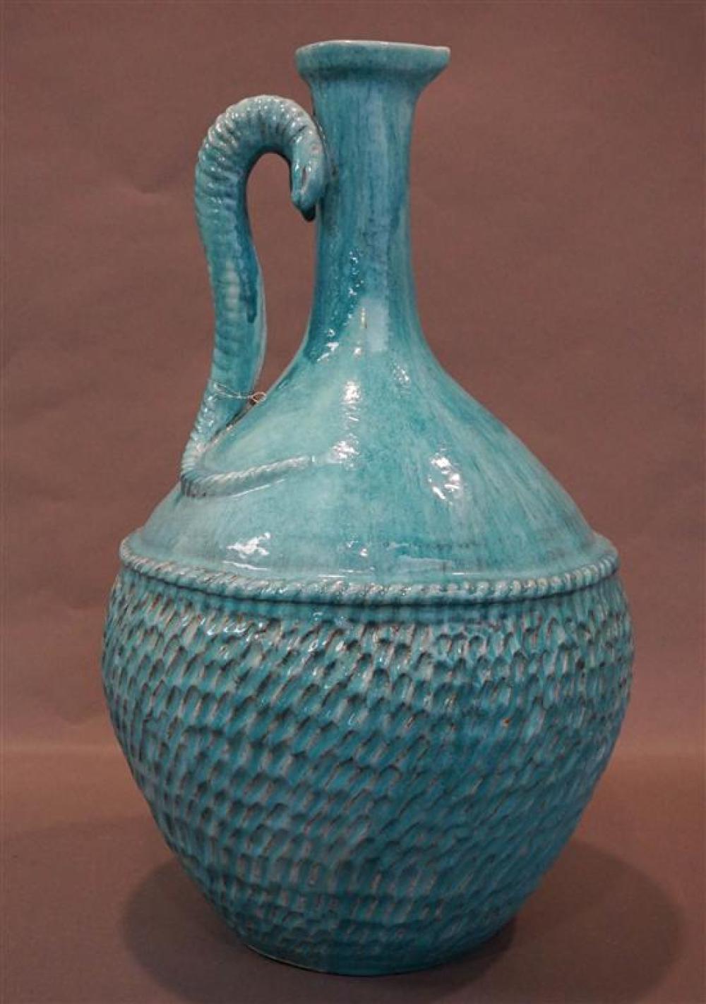 TURQUOISE GLAZE TERRACOTTA EWERTurquoise 31f51b