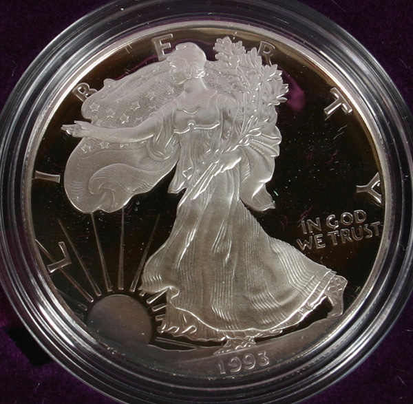1993 US Mint American Silver Eagle 4fefc