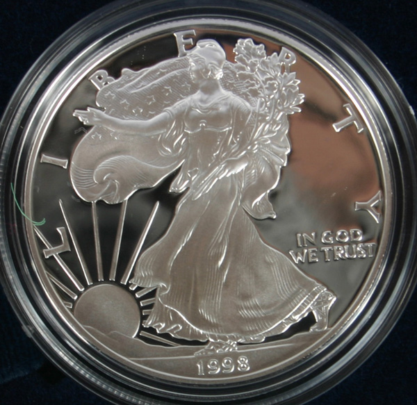 1998 U S Mint American Silver Eagle 4ff00