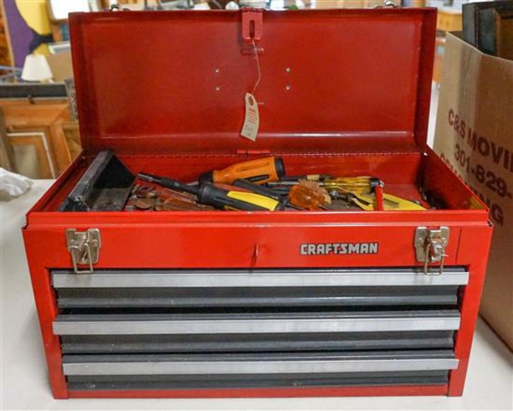 CRAFTSMAN RED METAL TOOL CHEST