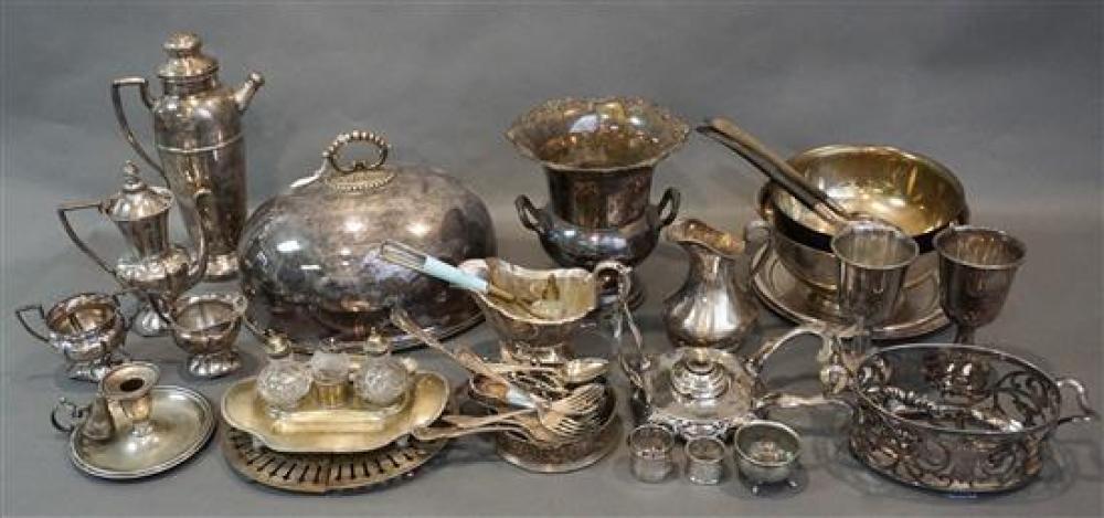 GROUP WITH SILVER PLATE DEMITASSE 31f62a