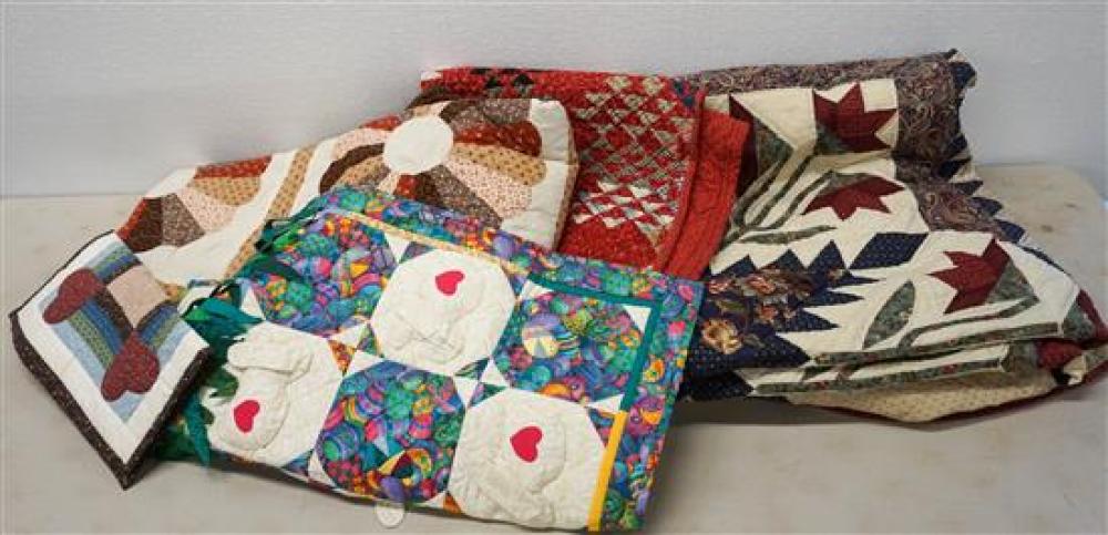 TWO PATCH QUILTS AND TWO YOUTH