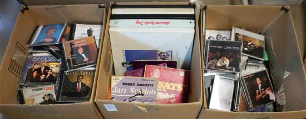 TWO BOXES OF CDS (JAZZ AND OTHERS)