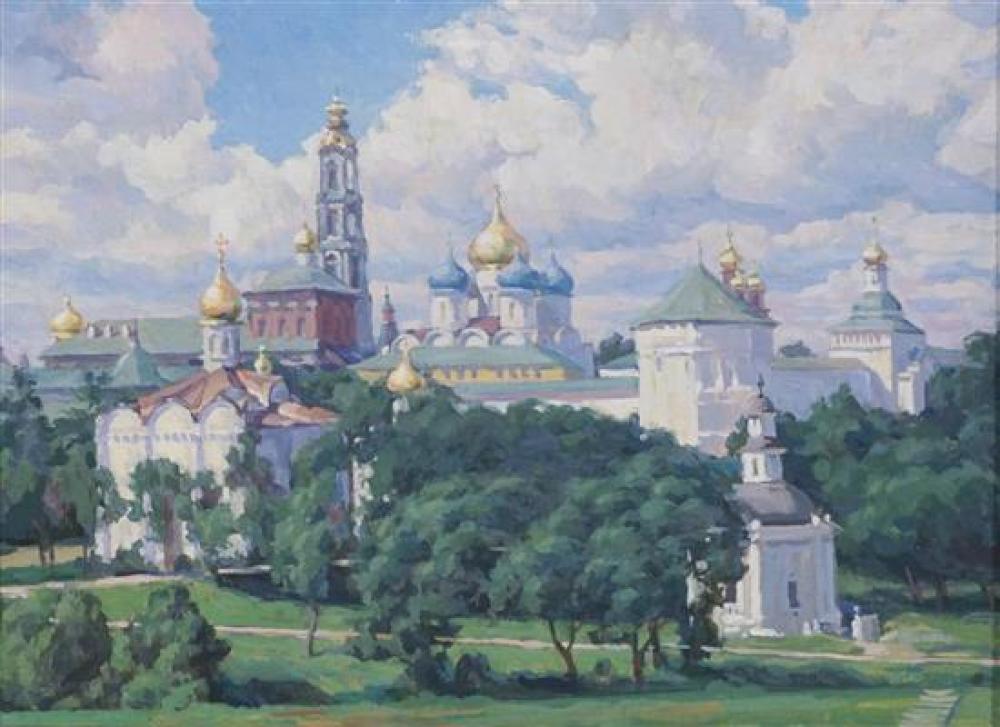 RUSSIAN 20TH CENTURY MOSCOW SKYLINE  31f696