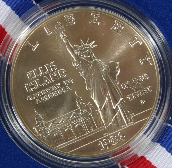 1986 US Statue of Liberty Silver 4ff10