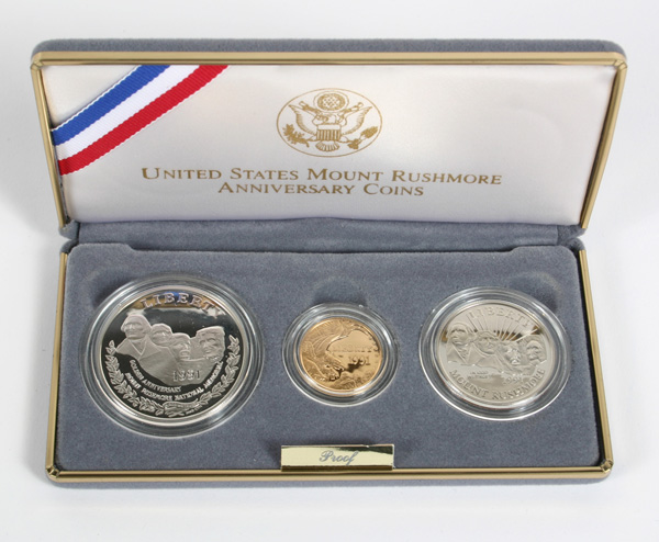 1991 US Mint Mount Rushmore Silver