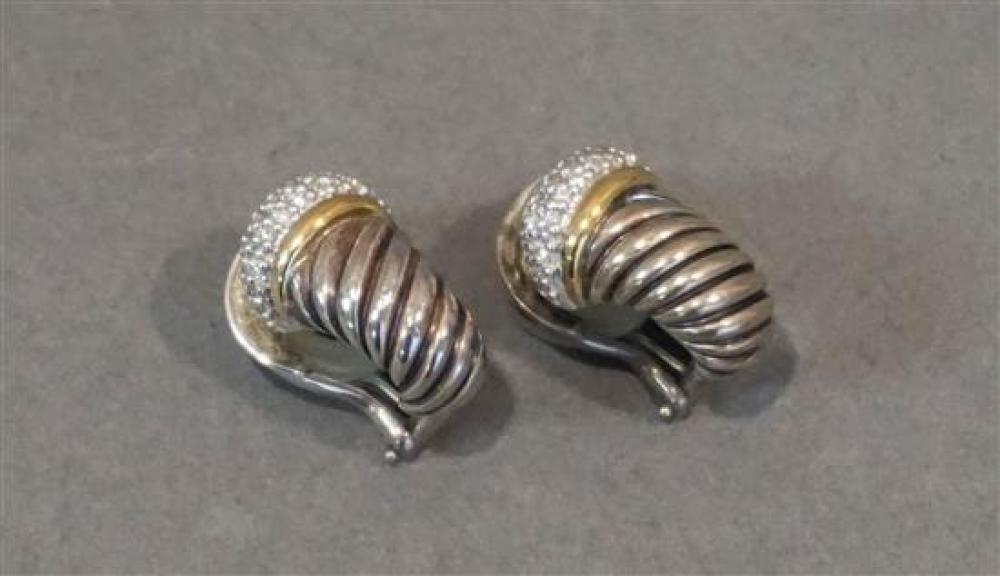 PAIR OF DAVID YURMAN 18-KARAT YELLOW-GOLD