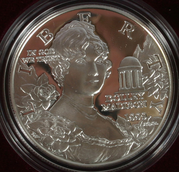 1999 US Mint Dolley Madison Silver