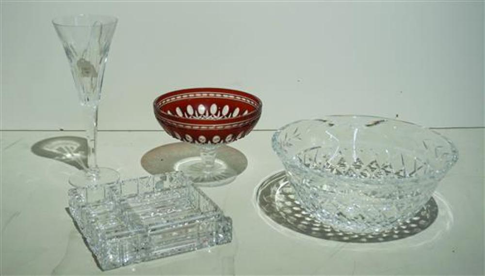 FOUR WATERFORD CRYSTAL TABLE ARTICLESFour 31f725