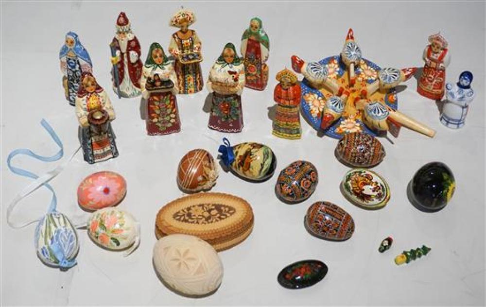 GROUP OF EASTERN EUROPEAN DECORATED