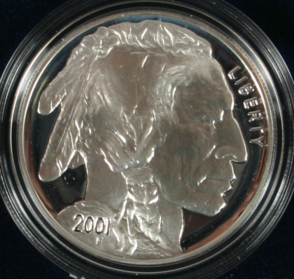 2001 US Mint American Buffalo Silver 4ff22