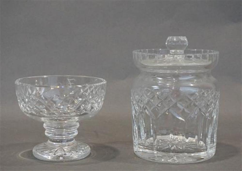 WATERFORD CUT CRYSTAL BISCUIT JAR