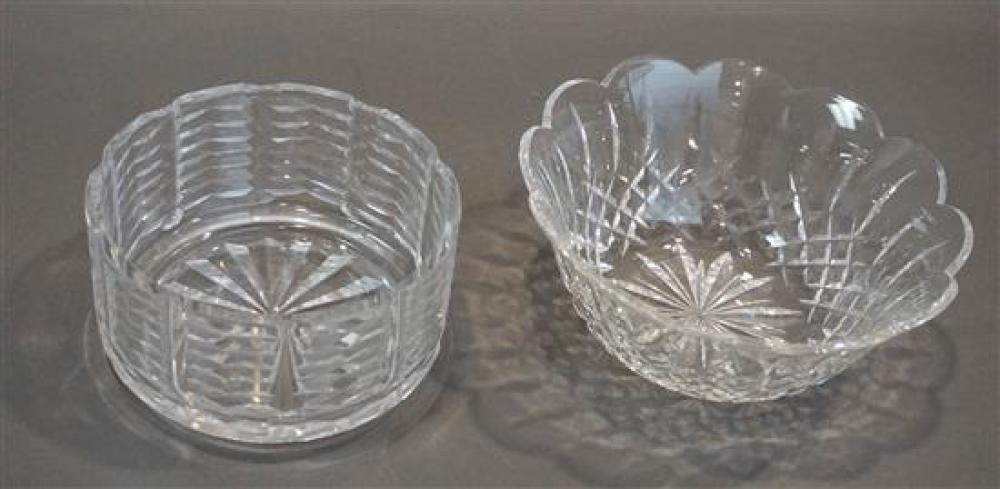 TWO WATERFORD CUT CRYSTAL BOWLSTwo 31f7c6