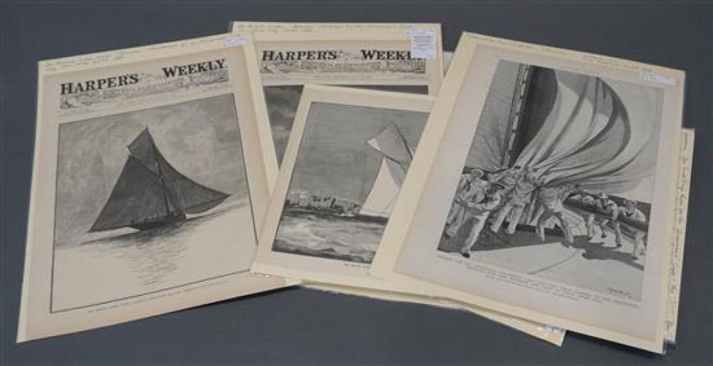 COLLECTION OF 15 HARPER S WEEKLY 31f7d6