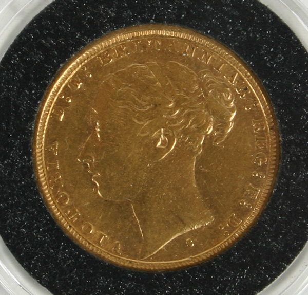 1884 Australian Gold Full Sovereign 4ff35