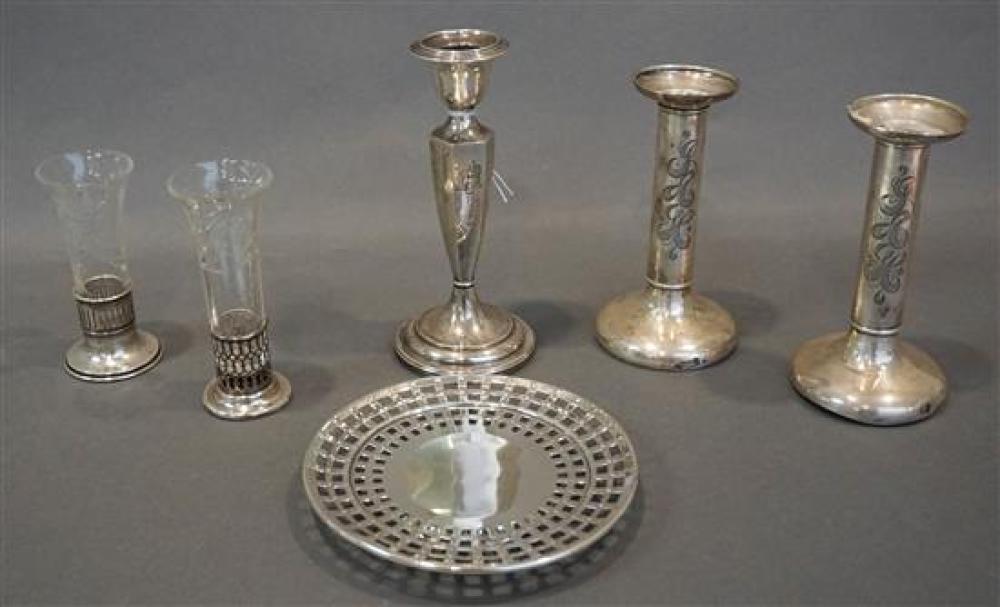 PAIR OF STERLING CANDLESTICKS  31f814